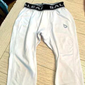 Boys fleece lined compression pants